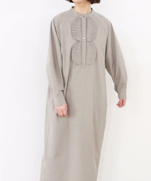 【SOI-MeME】pleats jabot one-piece